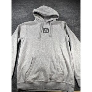 Official Disney Parks Walt Disney World Gray Hoodie Adult Small Chenille Patches